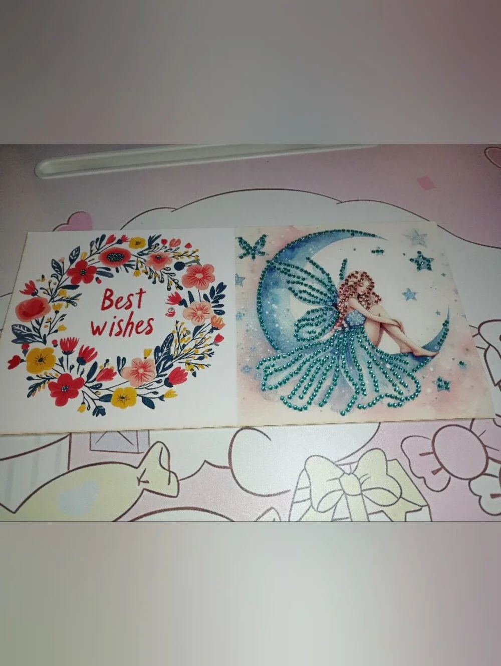 Fairy Moon Card Handmade